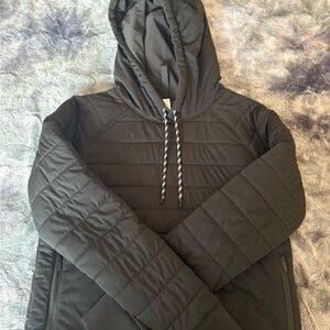 Lululemon Athletica Black Quilted Pullover